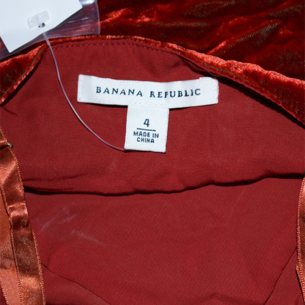 NWT Banana Republic silk blend beaded TopSZ4 - Picture 5 of 6